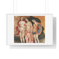 Judgment of Paris (circa 1509) from the Original Fresco by Pinturicchio, Framed Art Print