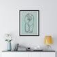 Study for a Mother and Child Grouping, from the Original, Wooden Framed Print