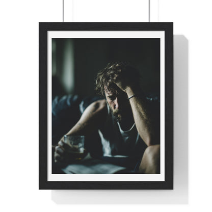 Raw Art 'Designed by AI' Framed Art Print