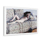 Nude on a Couch (circa 1880) by Gustave Caillebotte, Canvas Art Print from the Original