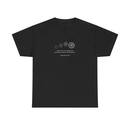 Everything Connects to Everything Else, Leonardo da Vinci T-Shirt