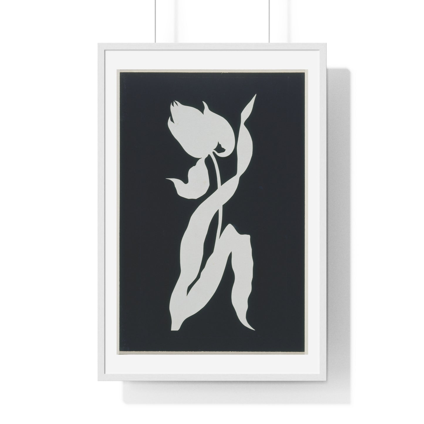 Tulip, Null by Philipp Otto Runge, from the Original, Framed Art Print