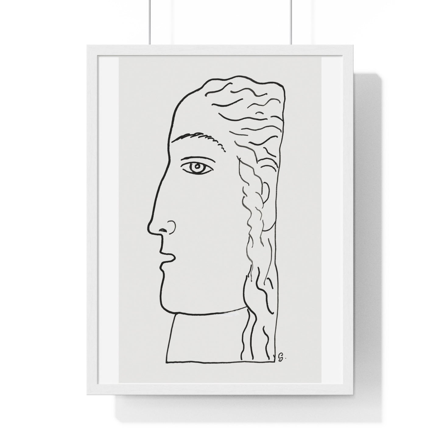 Samoan Woman, Apia (1884) by Burton Brothers and Alfred Burton, from the Original, Framed Print