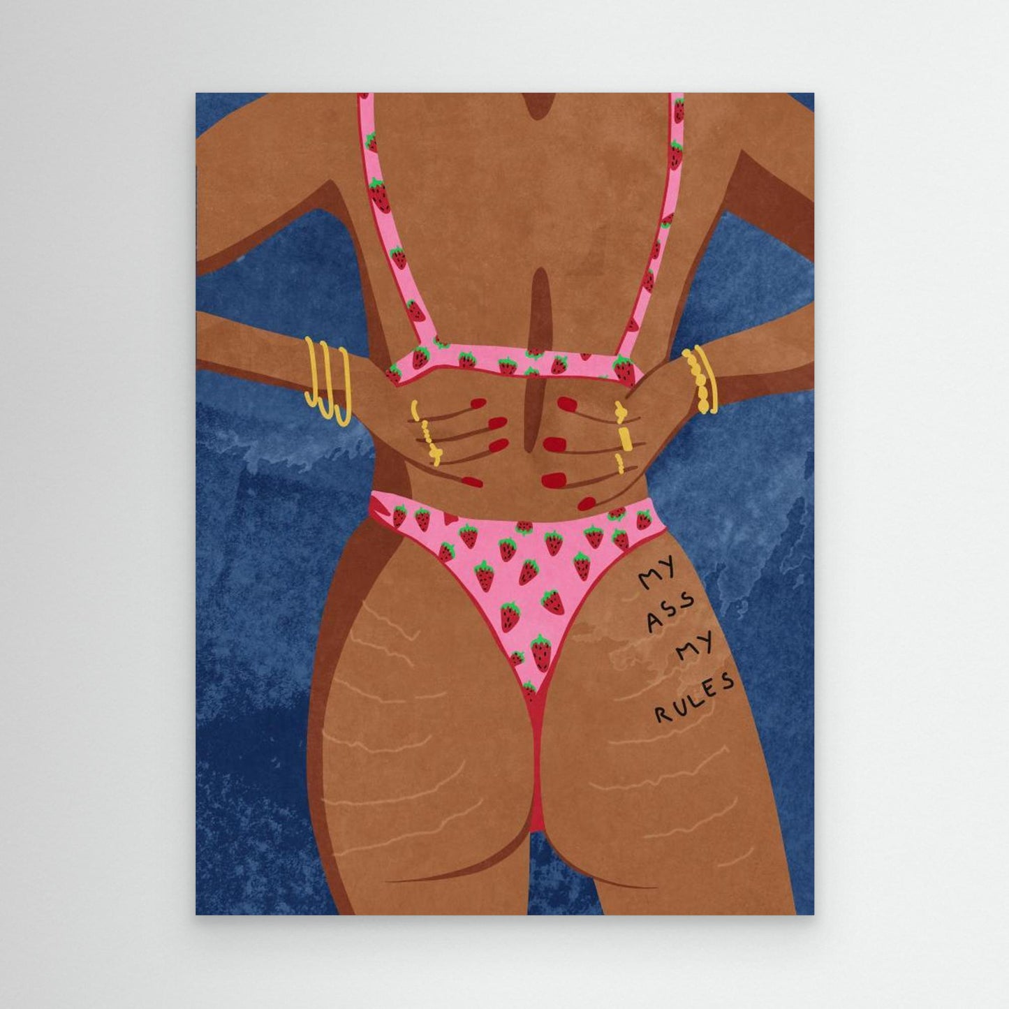 My Ass, My Rules by Raissa Oltmanns, Canvas Art Print