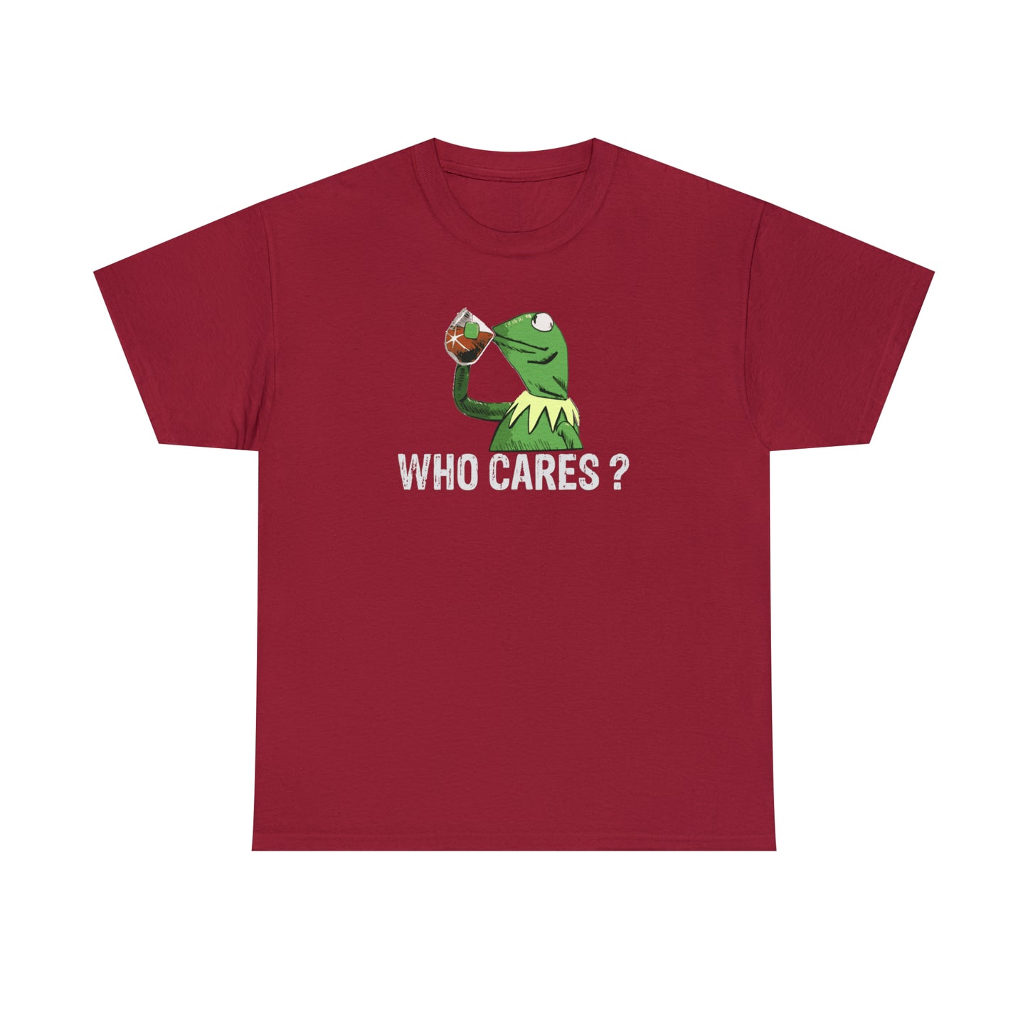 Who Cares Kermit Funny T-Shirt