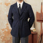 Vireous Men's Linen Blend Italian Retro Hunter-Style Jacket