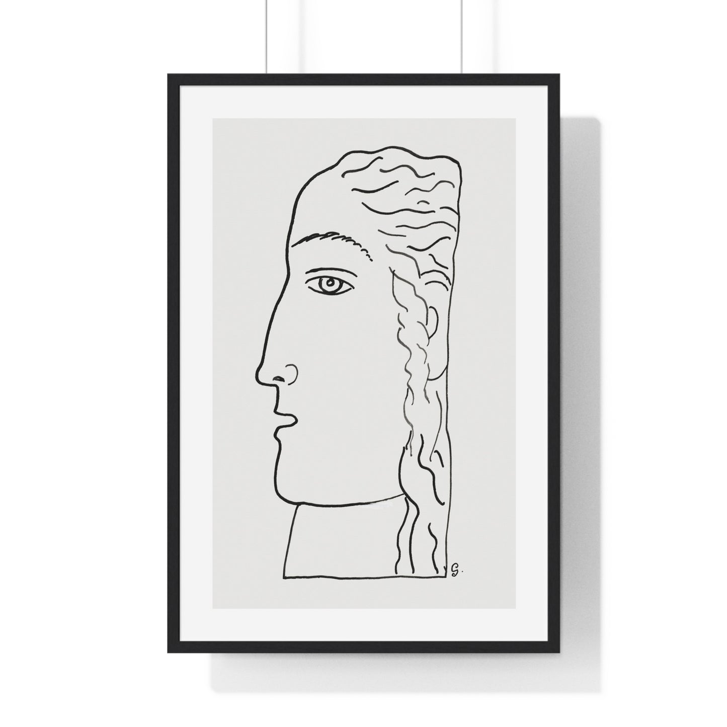 Samoan Woman, Apia (1884) by Burton Brothers and Alfred Burton, from the Original, Framed Print