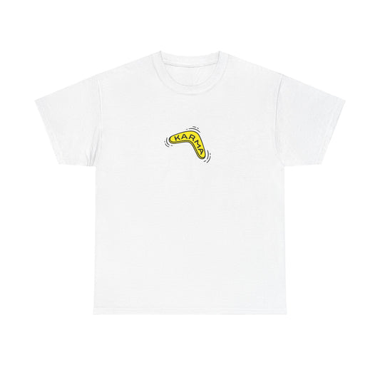 Karma Boomerang Design T-Shirt