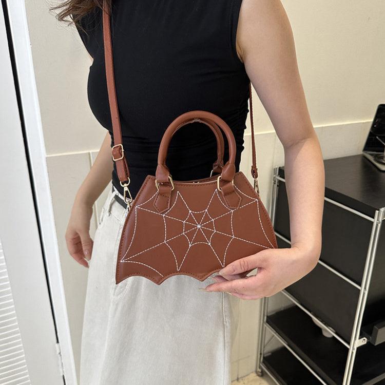 Halloween Spider Web Cross Body Handbag