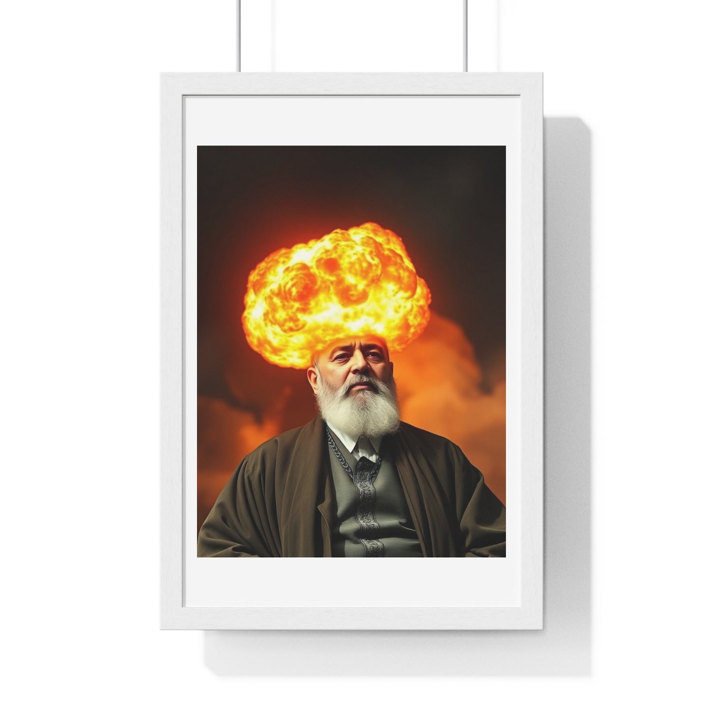 Mind Blowing, Photorealistic Art 'Designed by AI' Framed Print