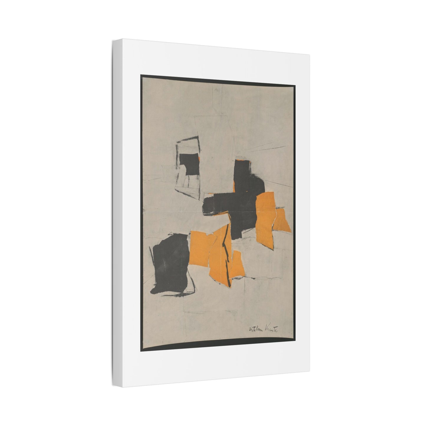 Exhibit (1958) by Esteban Vicente, from the Original, Canvas Art Print