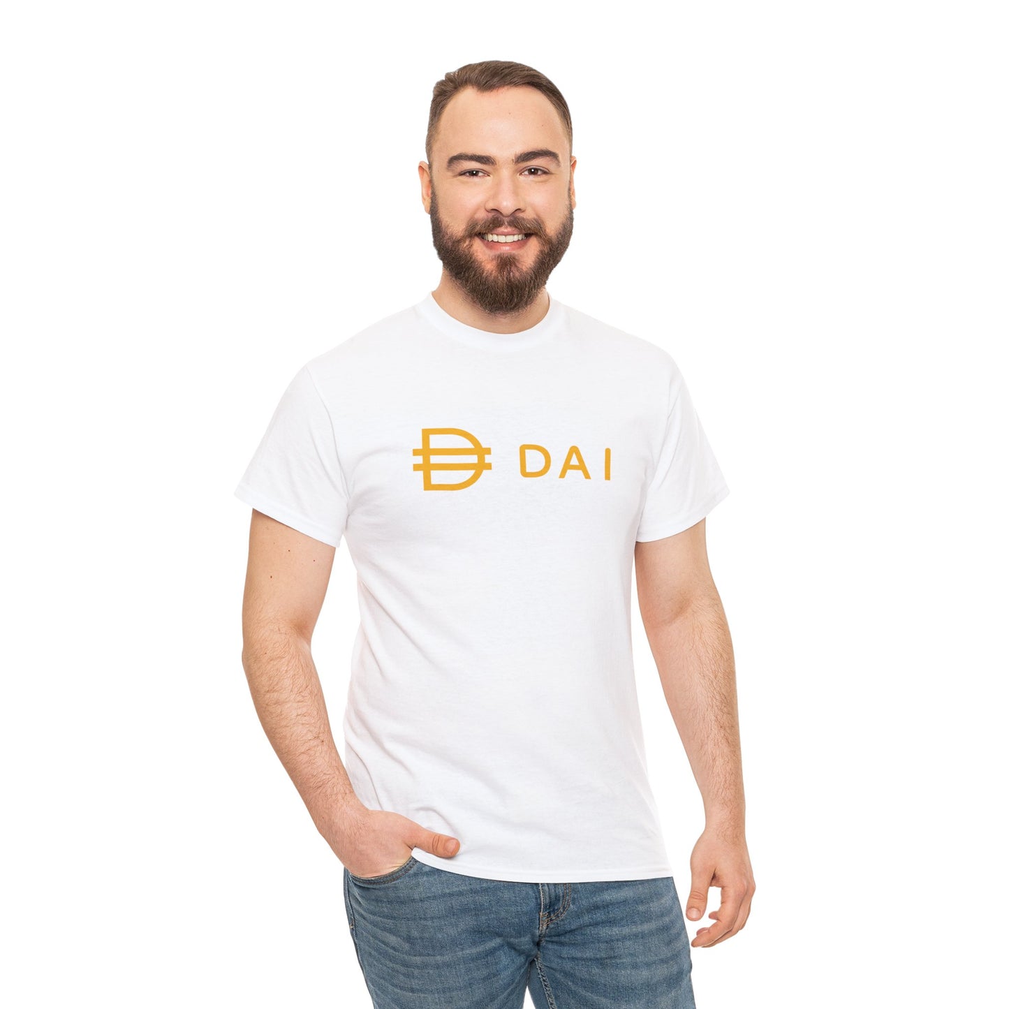 Dai #DAI Crypto Unisex Heavy Cotton T-Shirt