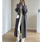 Luxurious Soft Long Cardigan Coat, Trendy Leisure Warm Office Wear