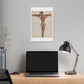 Plate 27 Christ Crucified from Portfolio Spanish Colonial Designs of New Mexico, from the Original, Canvas Art Print