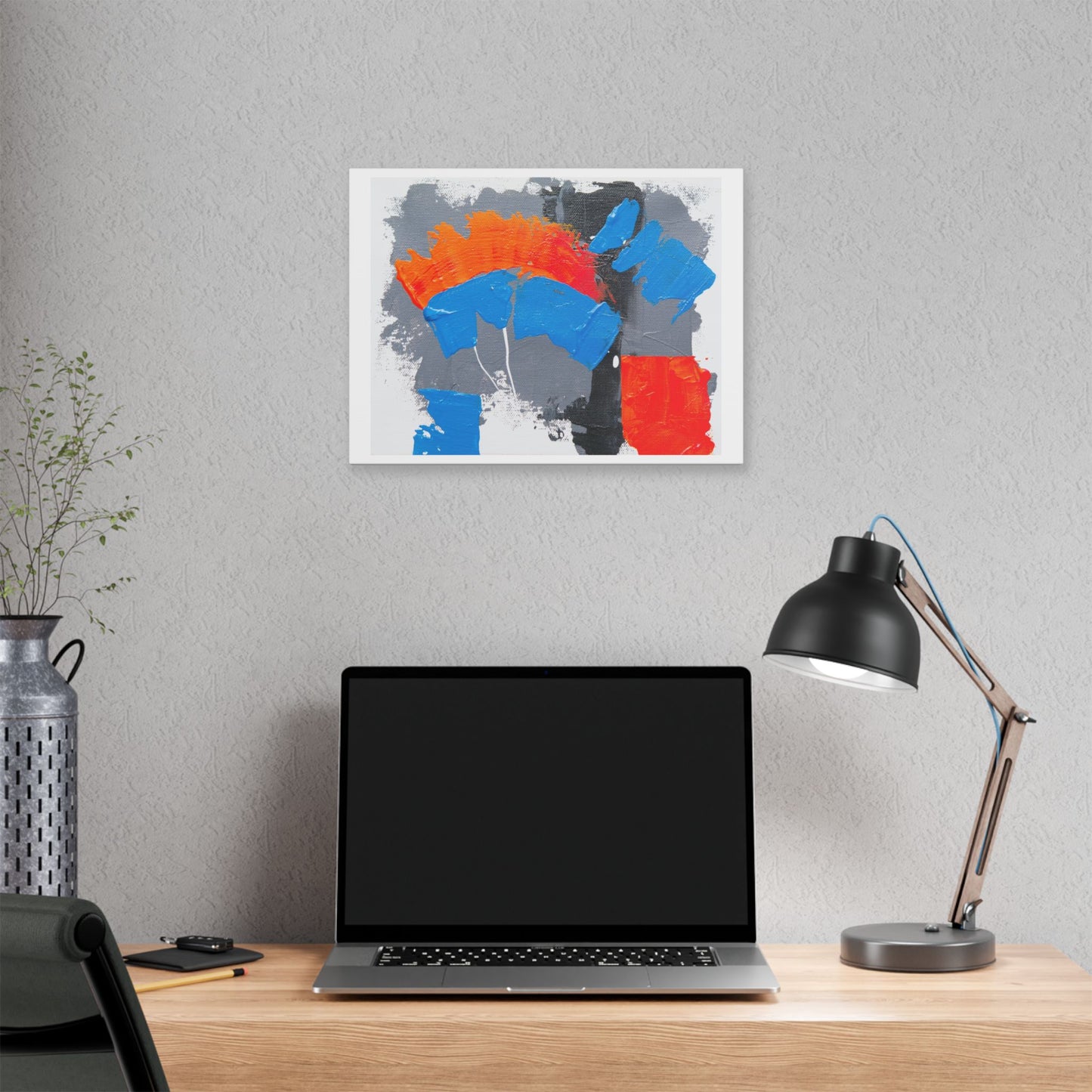 Bold Abstract Palette Knife Painting II, Canvas Art Print