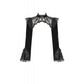 Dark in Love Erzebeth Lace Gothic Bolero Shrug in Black