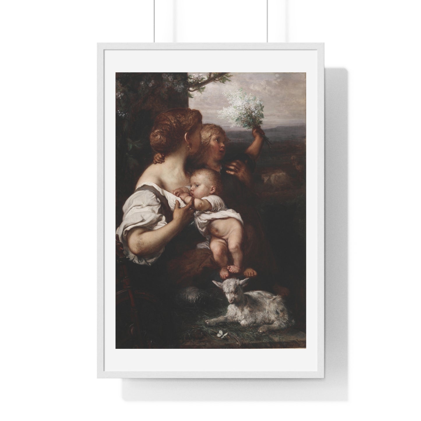 Peace (1872) by Louis Gallait, from the Original, Framed Art Print