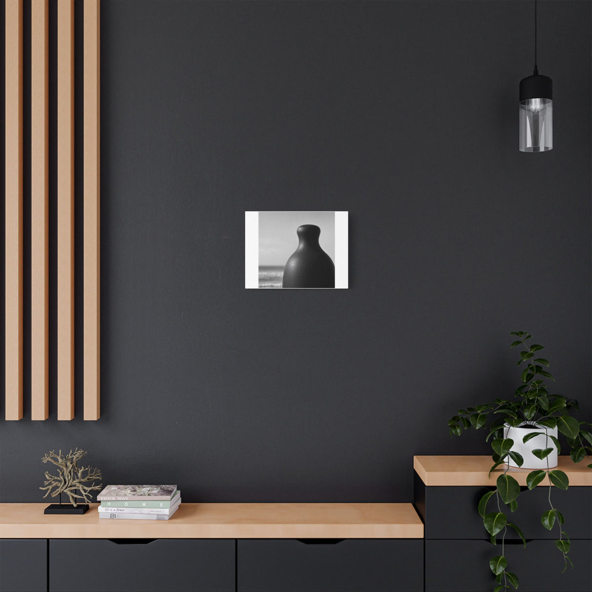 Black and White, Decor Art Print on Canvas