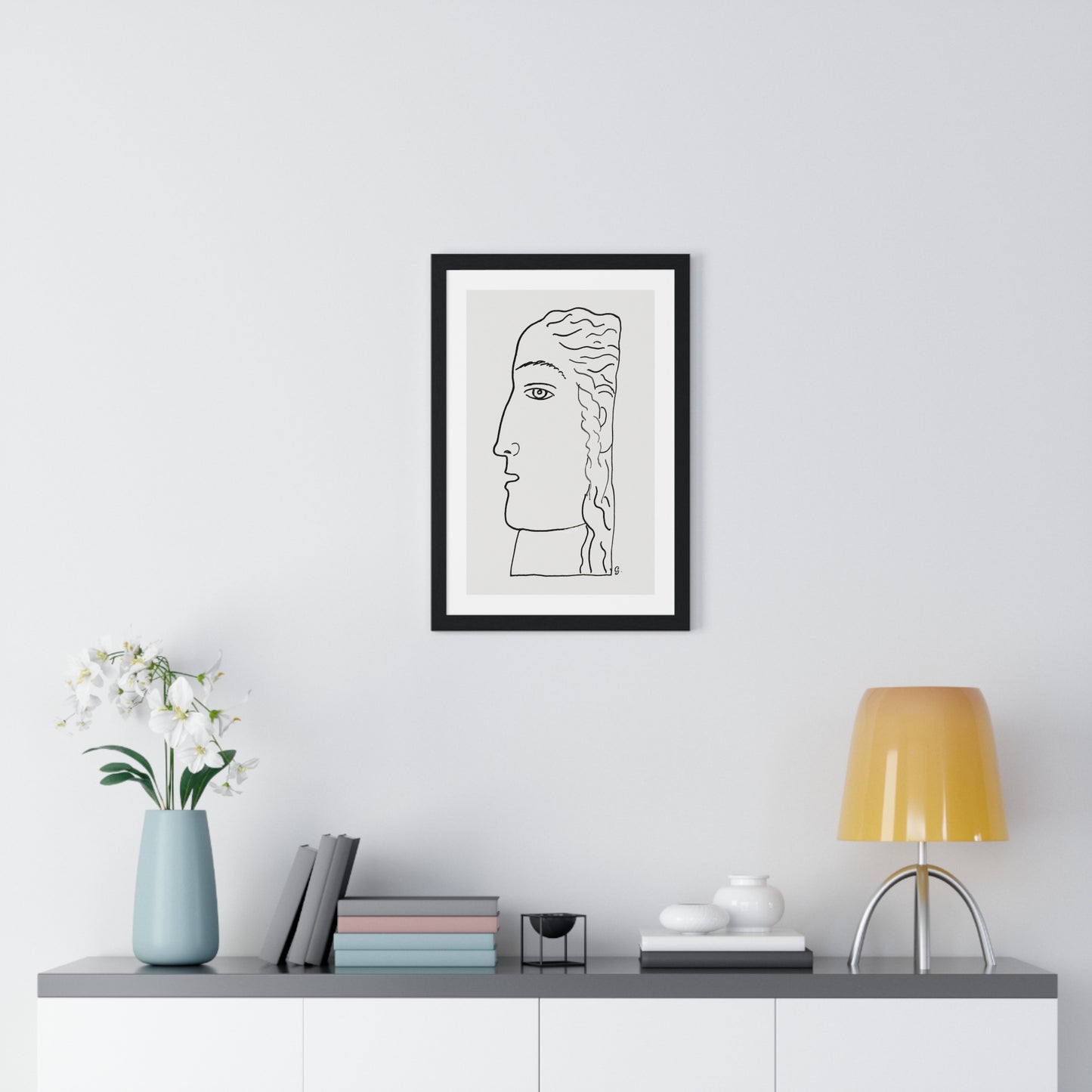 Samoan Woman, Apia (1884) by Burton Brothers and Alfred Burton, from the Original, Framed Print