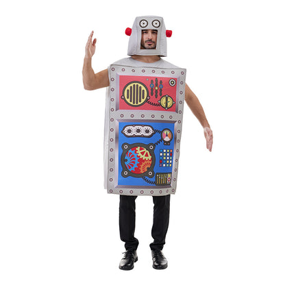 Funny Party Wear, Unisex Robot Sponge Costume
