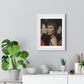 First Love Yourself, Portait Art 'Designed by AI', Framed Art Print