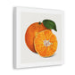 Delicious Orange Tangerine Illustration, Artist Unknown, Art Print on Canvas