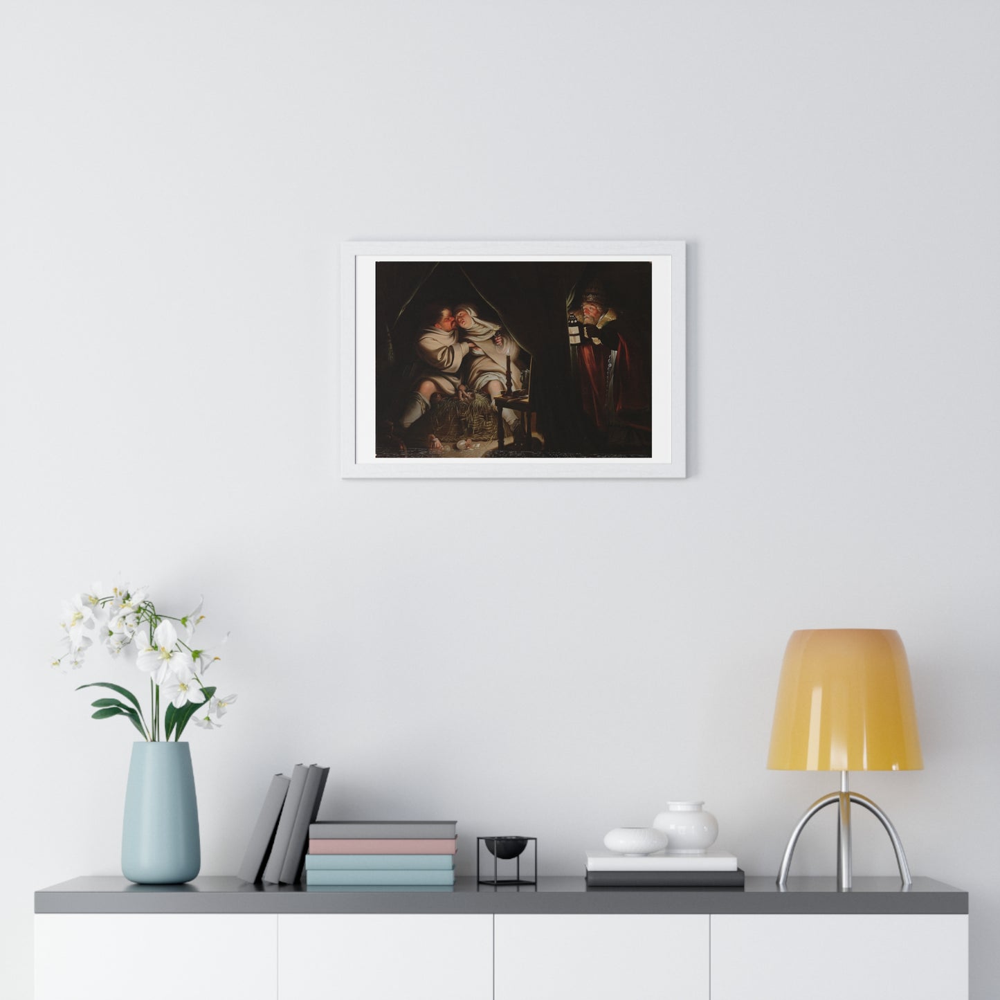 Satire on Celibacy (1600-1649) by Anonymous Artist, From the Original, Framed Print