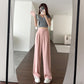 Vireous Women's Loose High Waist Wide Leg Pants