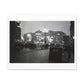 London at Night (circa 1937) Black & White Photography by Eric Lee Johnson, from the Original on Satin Canvas