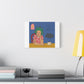 It's Fine V, Cartoon Art Print on Canvas
