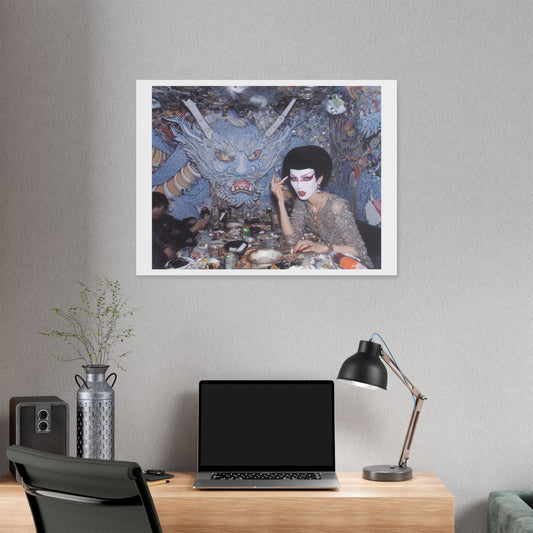 Psychedelic Japan V Abstract Art 'Designed by 'AI Canvas Art Print