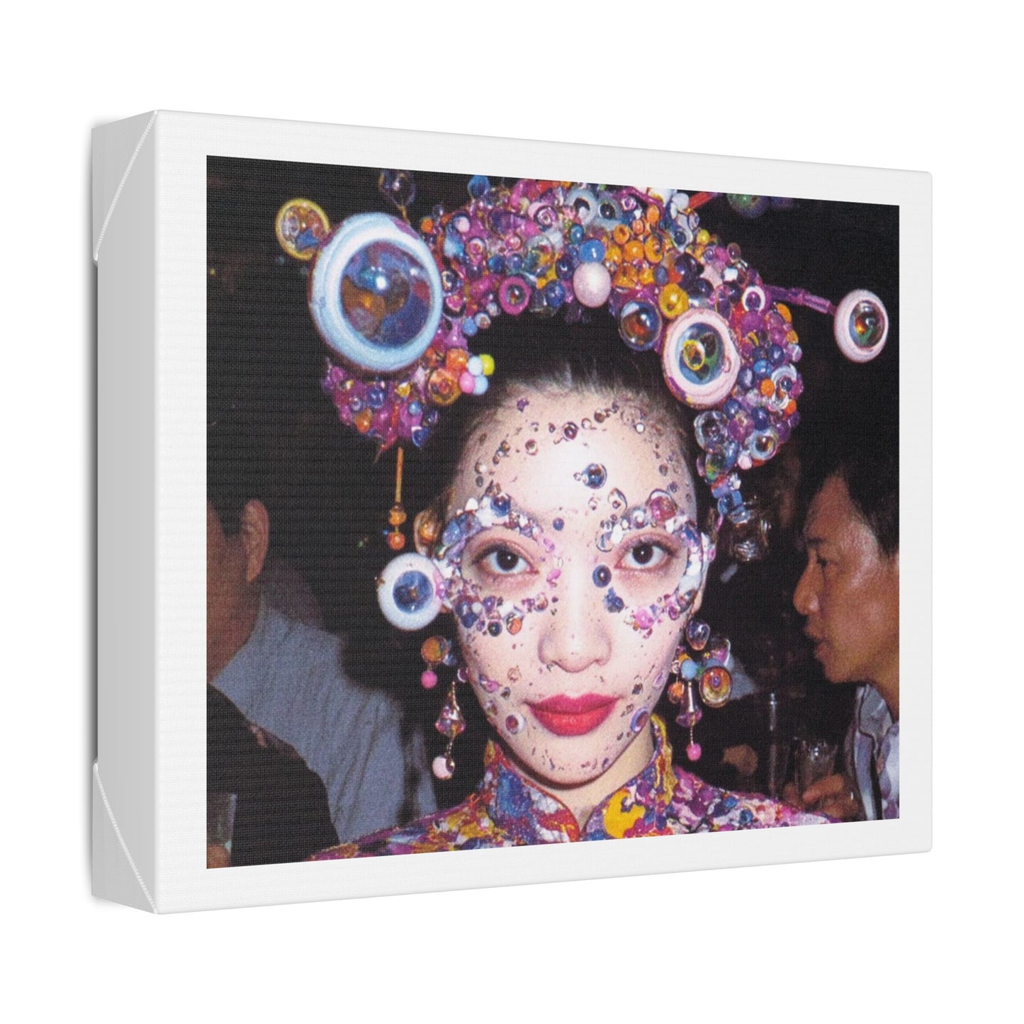 Psychedelic Japan VII Abstract Art 'Designed by 'AI Canvas Art Print