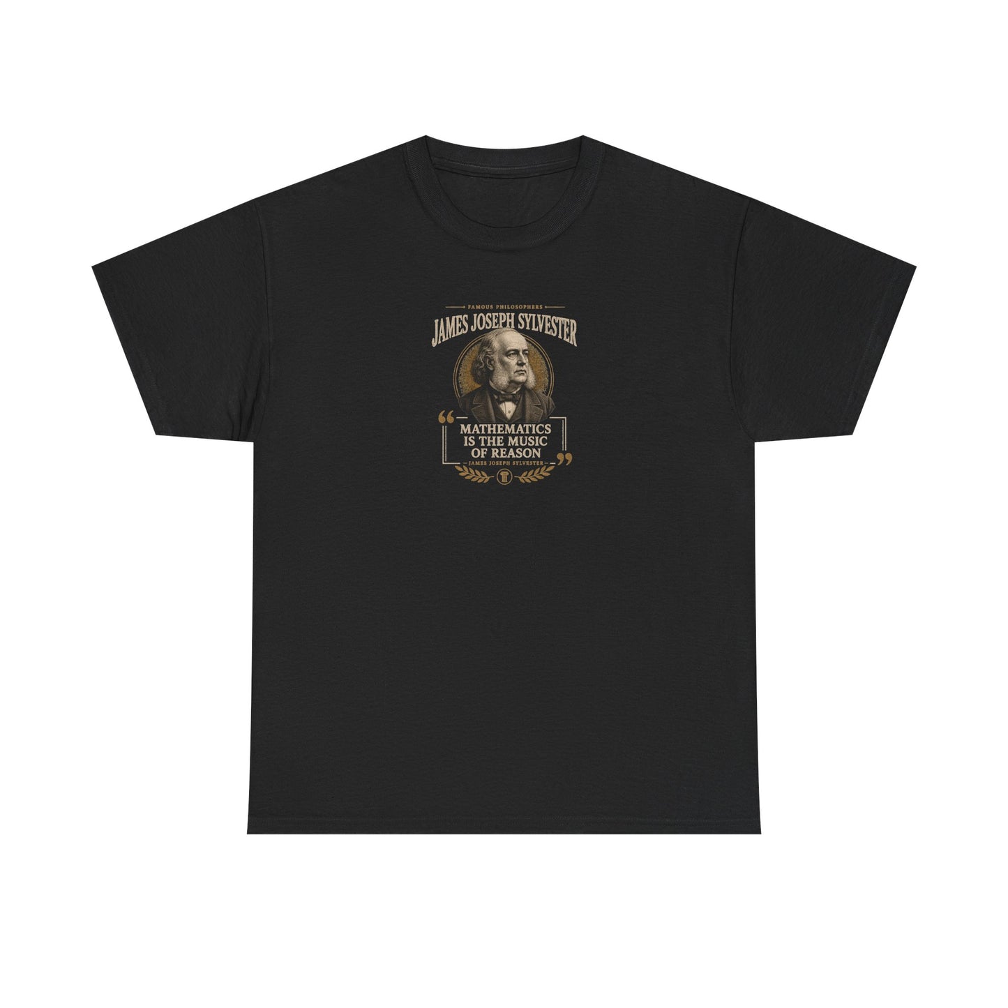 James Joseph Sylvester on Mathematics and Divine Order, Philosophy Tribute T-Shirt
