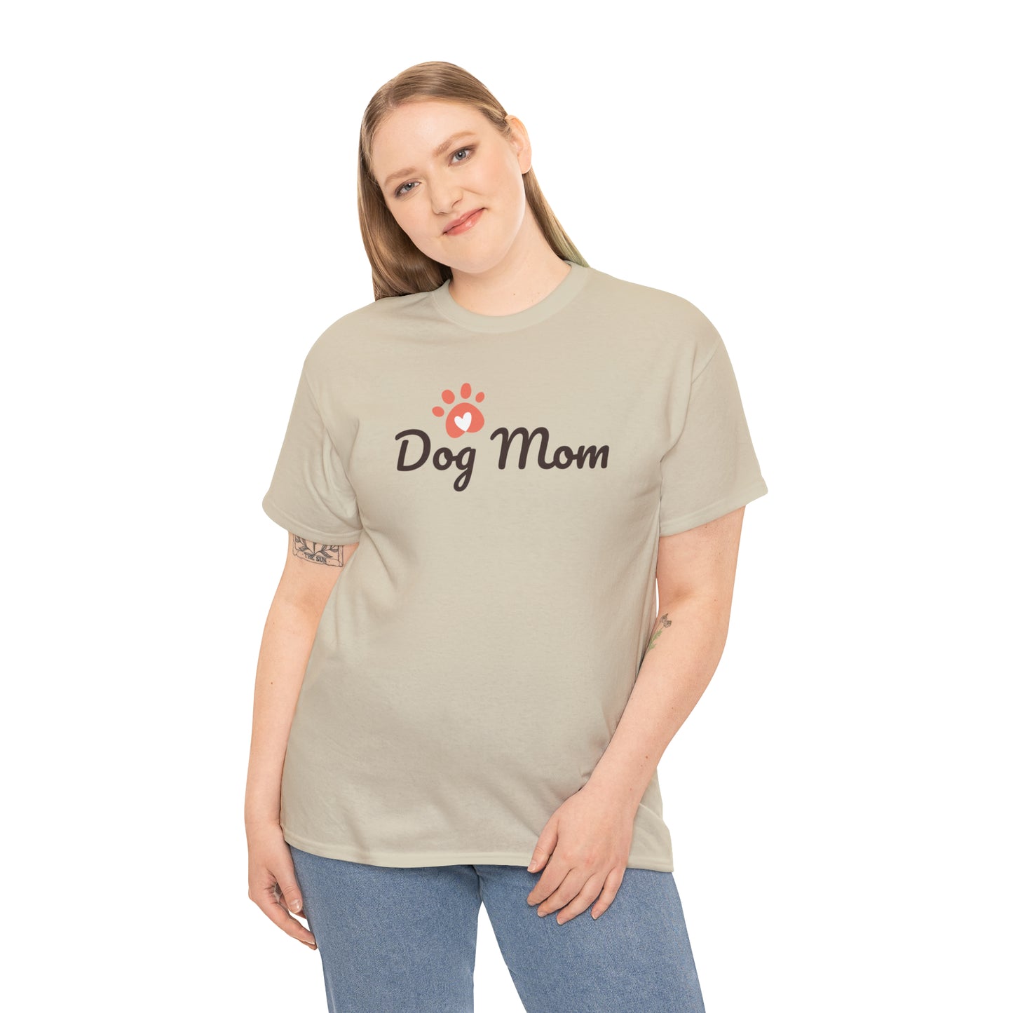 Dog Mom Cotton T-Shirt