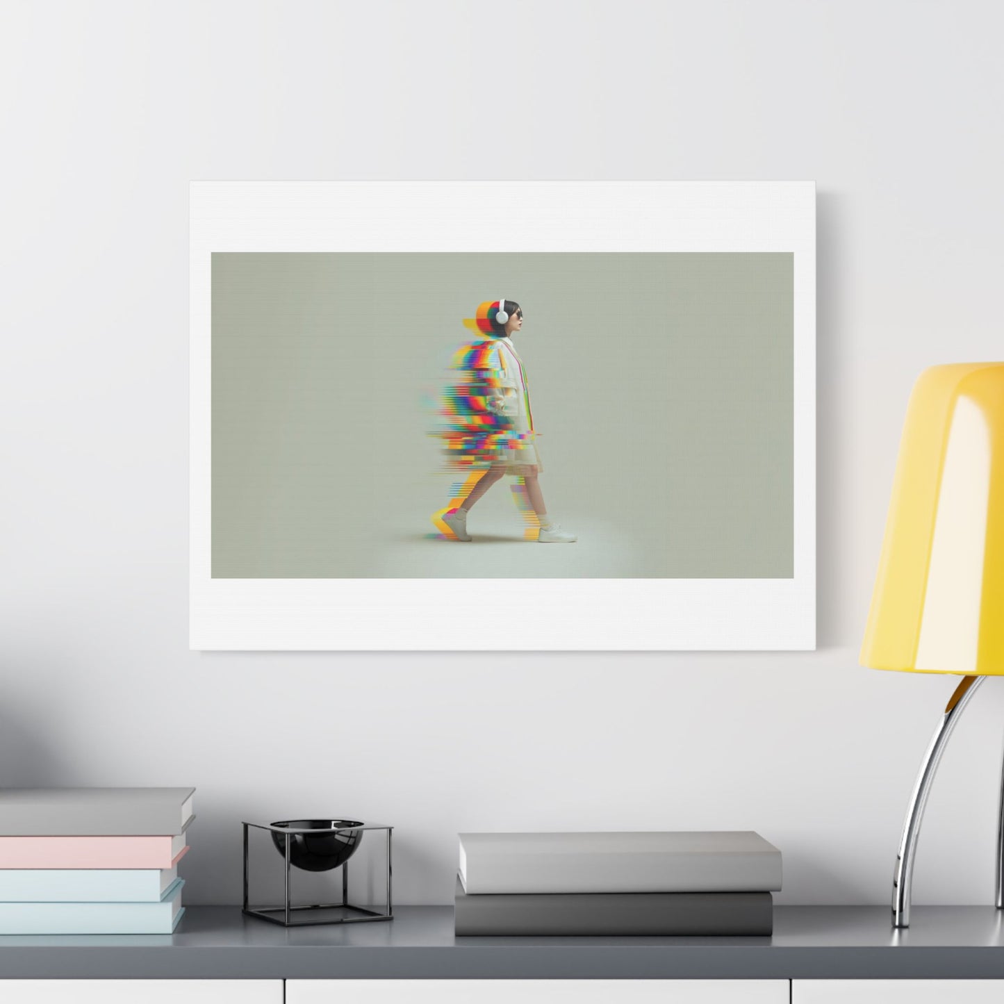 There's a Difference Between Knowing the Path and Walking the Path 'Designed by AI' Art Print on Canvas