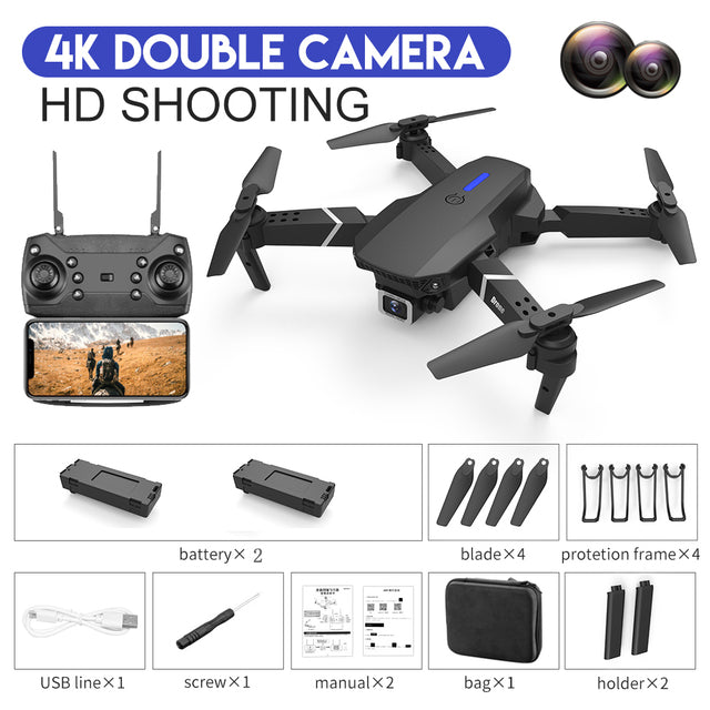 LS-E525 4K Ultra-HD Double Camera Quadcopter Drone Toy