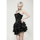 Dark in Love Harriet Punk Shiny Faux Leather Layered Dress