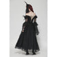 Dark in Love Millicent Black Tulle Feather Fantasy dress