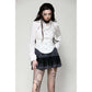 Dark in Love Queeny Gothic Demon White Shirt