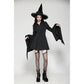 Dark in Love Darya Witchy Bell-Sleeve Shirt Dress