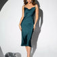 Vireous Summer Sleeveless Silk Suspender Dress, Plus Sizes