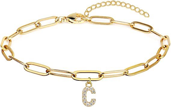 Women's Fashion 'Name Initial Letter' Bracelet