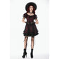 Dark in Love Red Black Lace Princess Dress