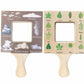 Wooden Montessori Busy Board Toys For Learning in Nature