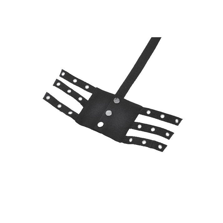 Dark In Love Punk Rib Cage Grommet Waist Cincher Belt