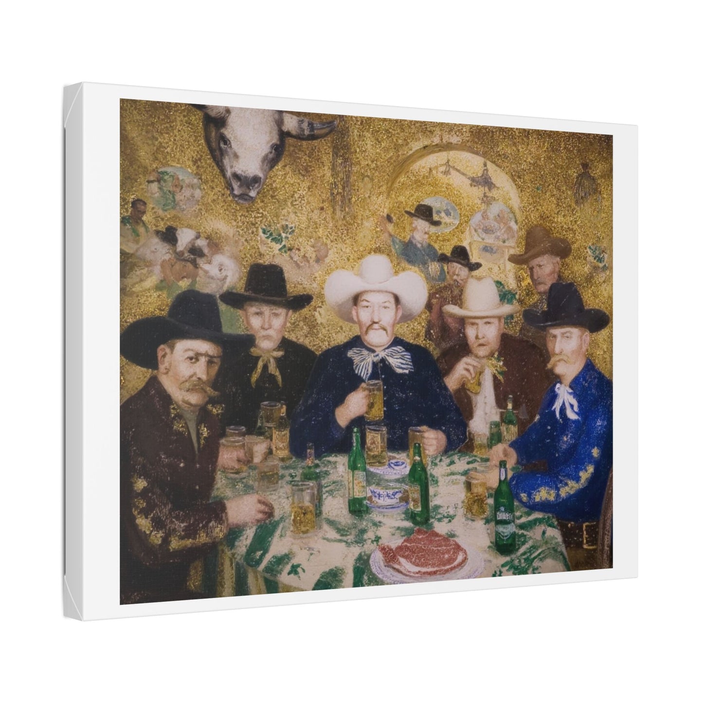 How the West Was Won VI 'Designed by AI' Canvas Art Print