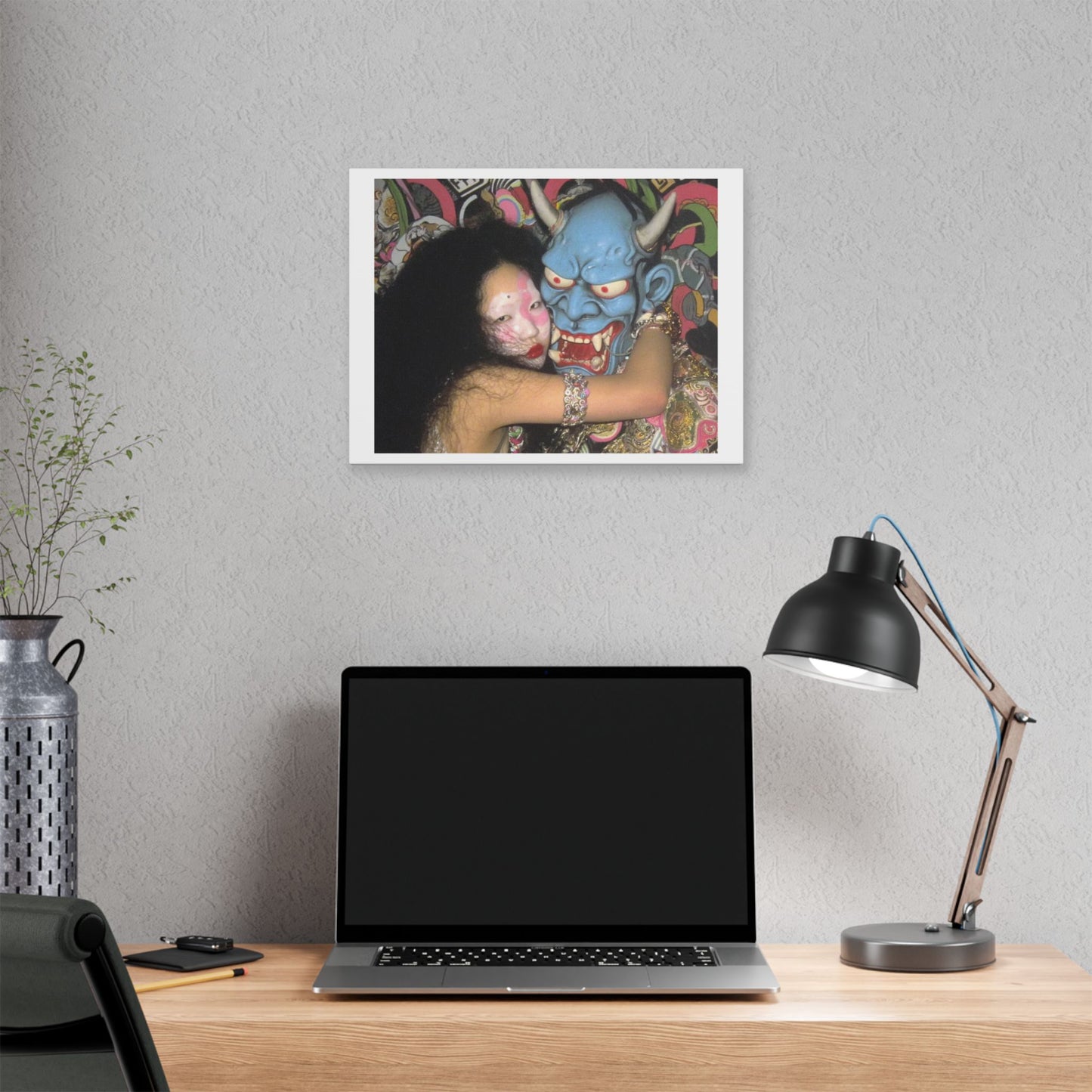 Psychedelic Japan IV Abstract Art 'Designed by 'AI Canvas Art Print