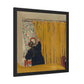 The Yellow Curtain (circa 1893) by Edouard Vuillard from the Original Oil on Canvas, Wooden Framed Print