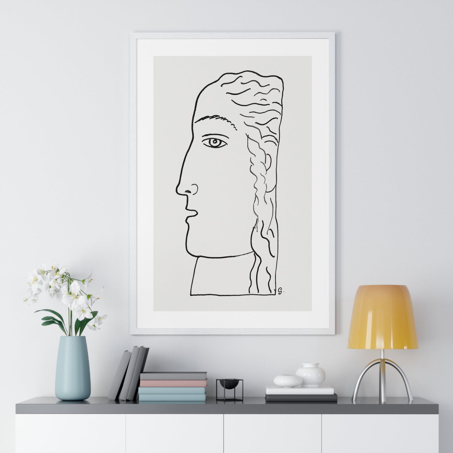 Samoan Woman, Apia (1884) by Burton Brothers and Alfred Burton, from the Original, Framed Print