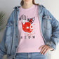 Wild West, Meow Slogan Cat Cowboy T-Shirt